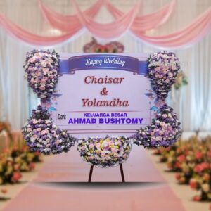 Bunga Papan Pernikahan P01