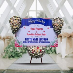Bunga Papan Pernikahan P05