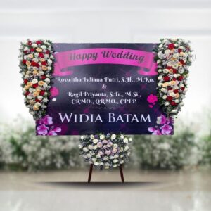 Bunga Papan Pernikahan P09